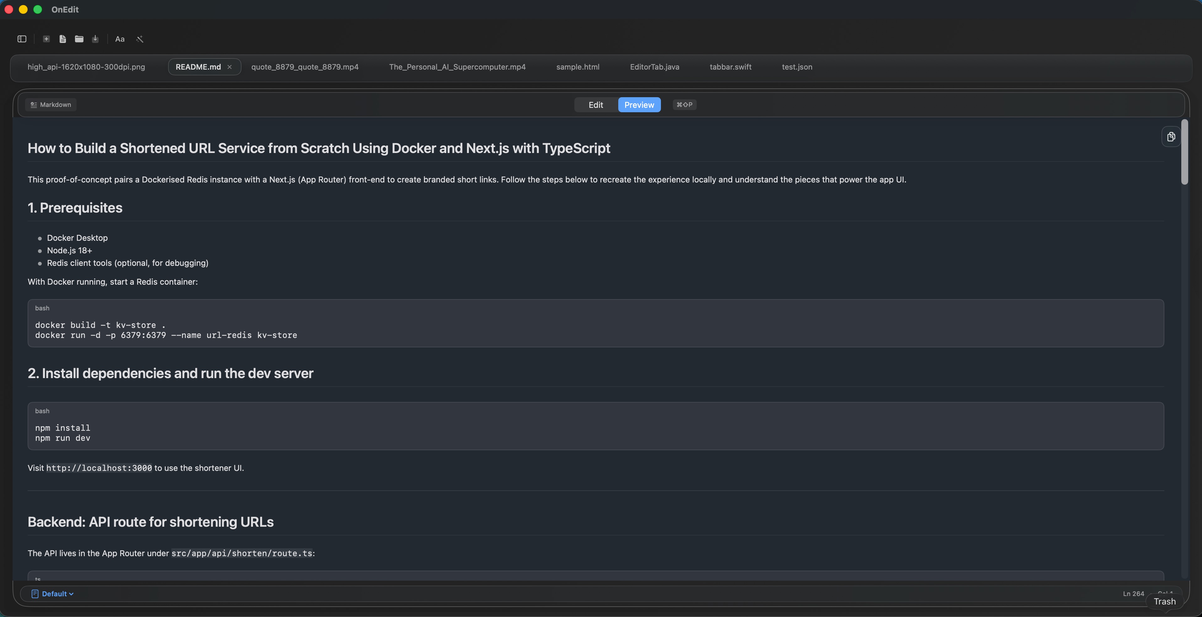 Native Performance Dark