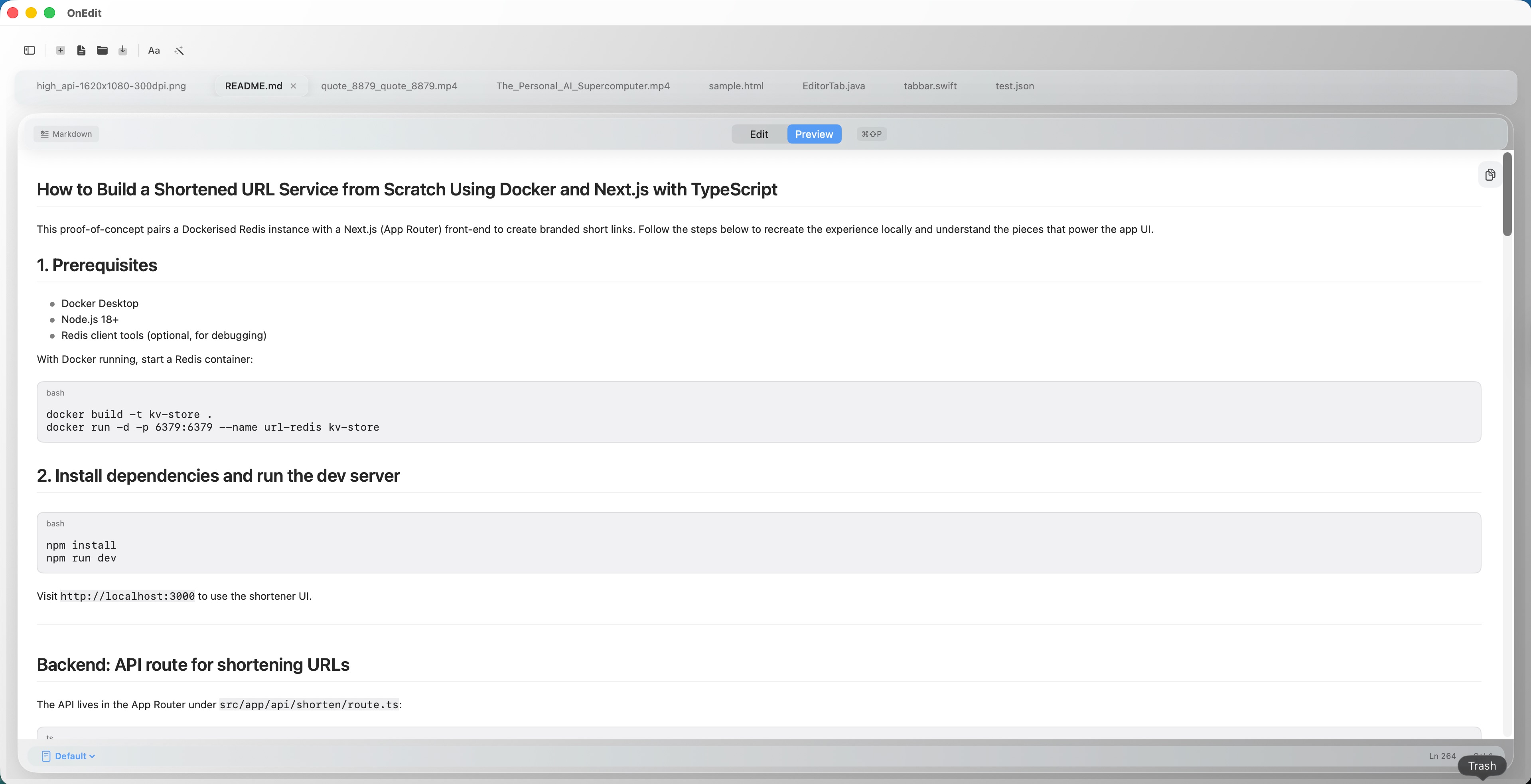 Native Performance Light
